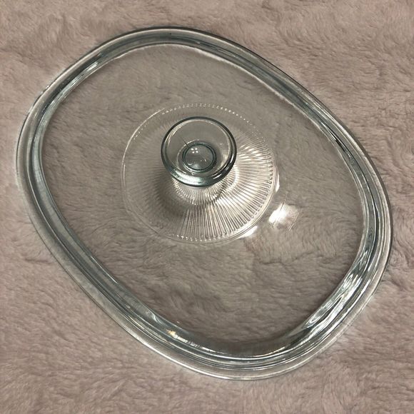 Pyrex Glass Lid Blue Hue 11 inch - Picture 1 of 6